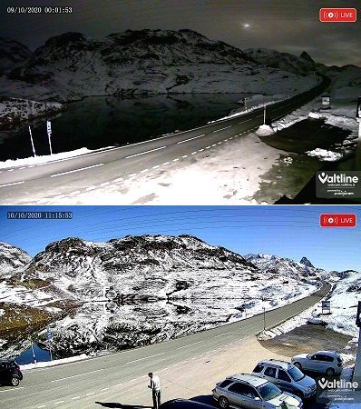 BERNINA: nuova WEBCAM con visione NOTTURNA